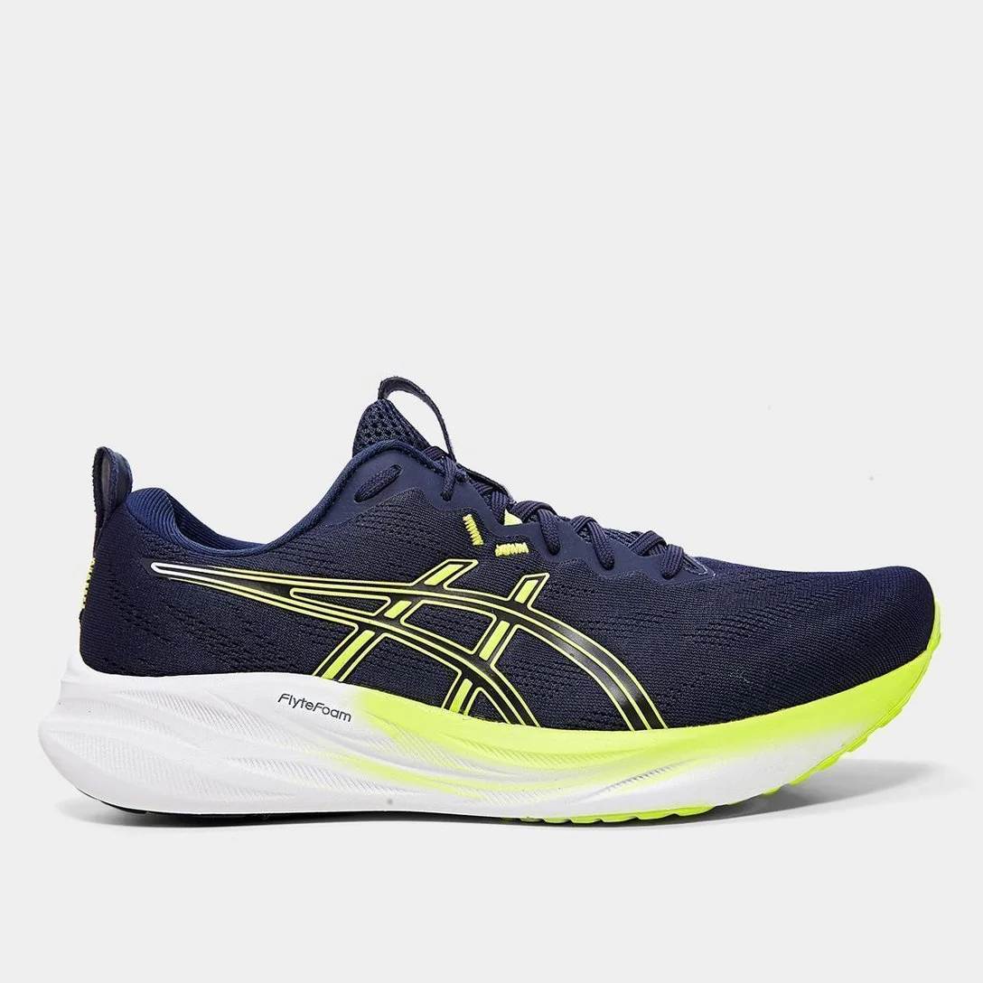 Tênis ASICS Gel-Pulse 16 SE masculino marinho e amarelo